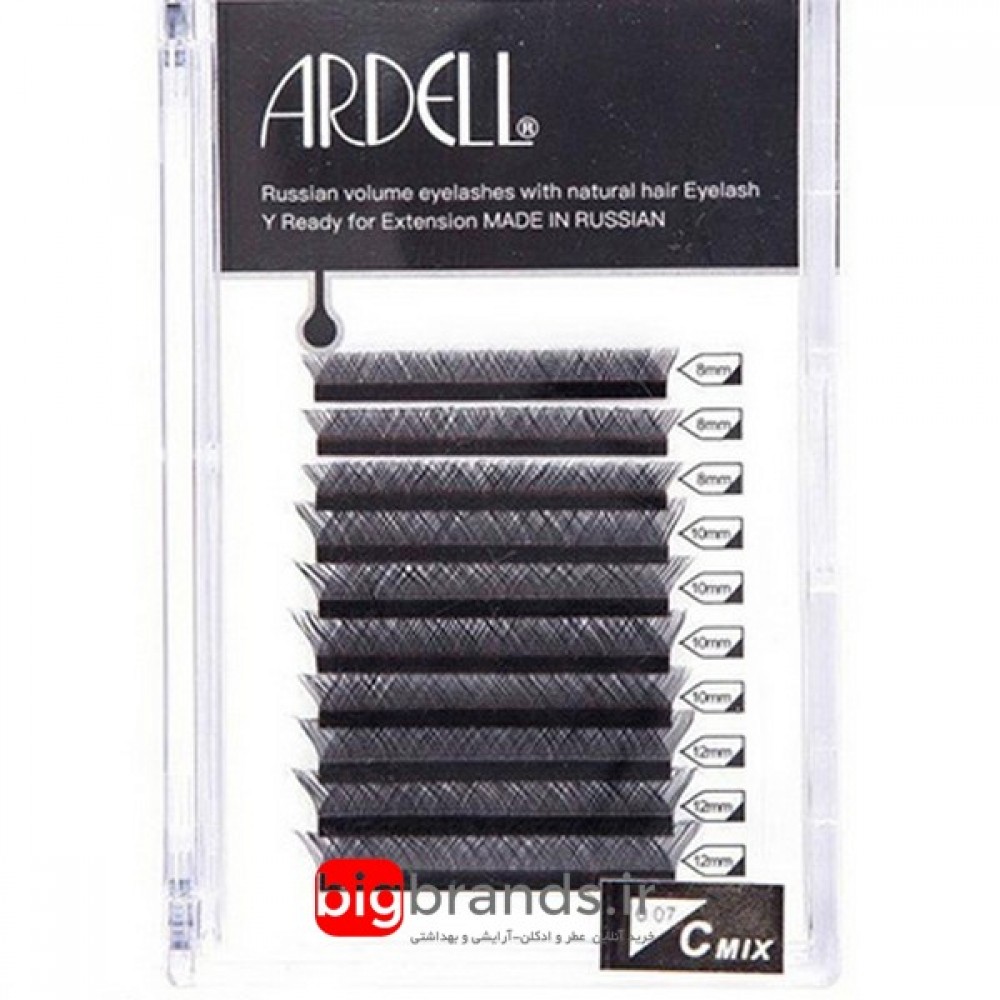 آردل مژه کاشت والیوم روسی مدل YYمیکس سایز آردل مژه کاشت والیوم روسی مدل YYمیکس سایز