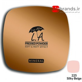 Live Alive l.a pressed powder arissa silky beige پنکیک فشرده ال ای آریسا سیلکی بژ 225