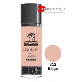 Live Alive l.a double cream oil free کرم پودر ال ای 312