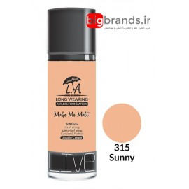 Live Alive l.a double cream oil free کرم پودر ال ای 315 Live Alive l.a double cream oil free کرم پودر ال ای 315