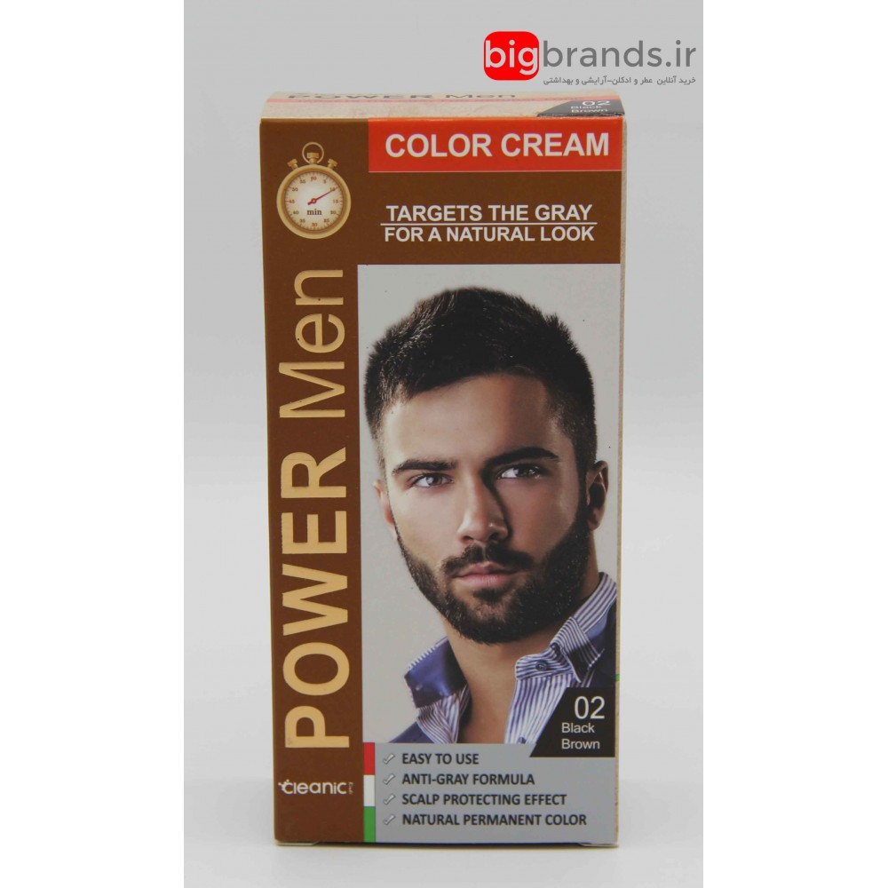 رنگ موی مردانه کلینیک کیندی 02 Cleanic