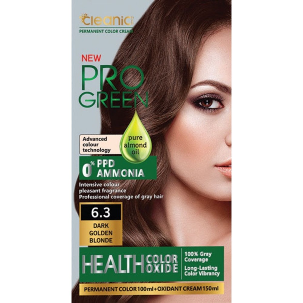 6.3 کیت رنگ موی بدون آمونیاک کلینیک کیندی Cleanic