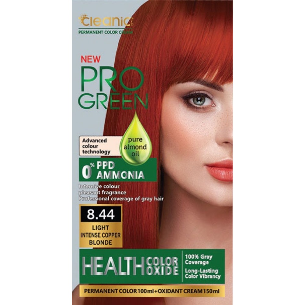8.44 کیت رنگ موی بدون آمونیاک کلینیک کیندی Cleanic