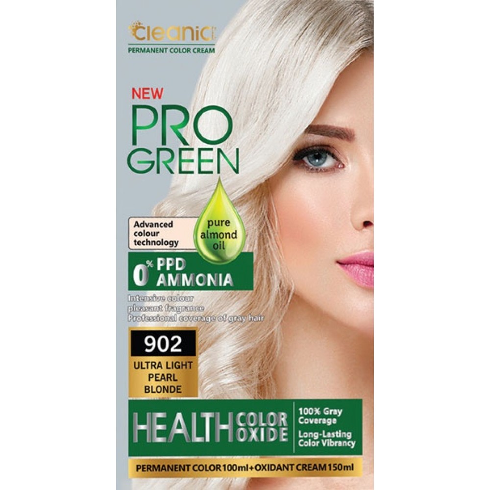 902 کیت رنگ موی بدون آمونیاک کلینیک کیندی Cleanic