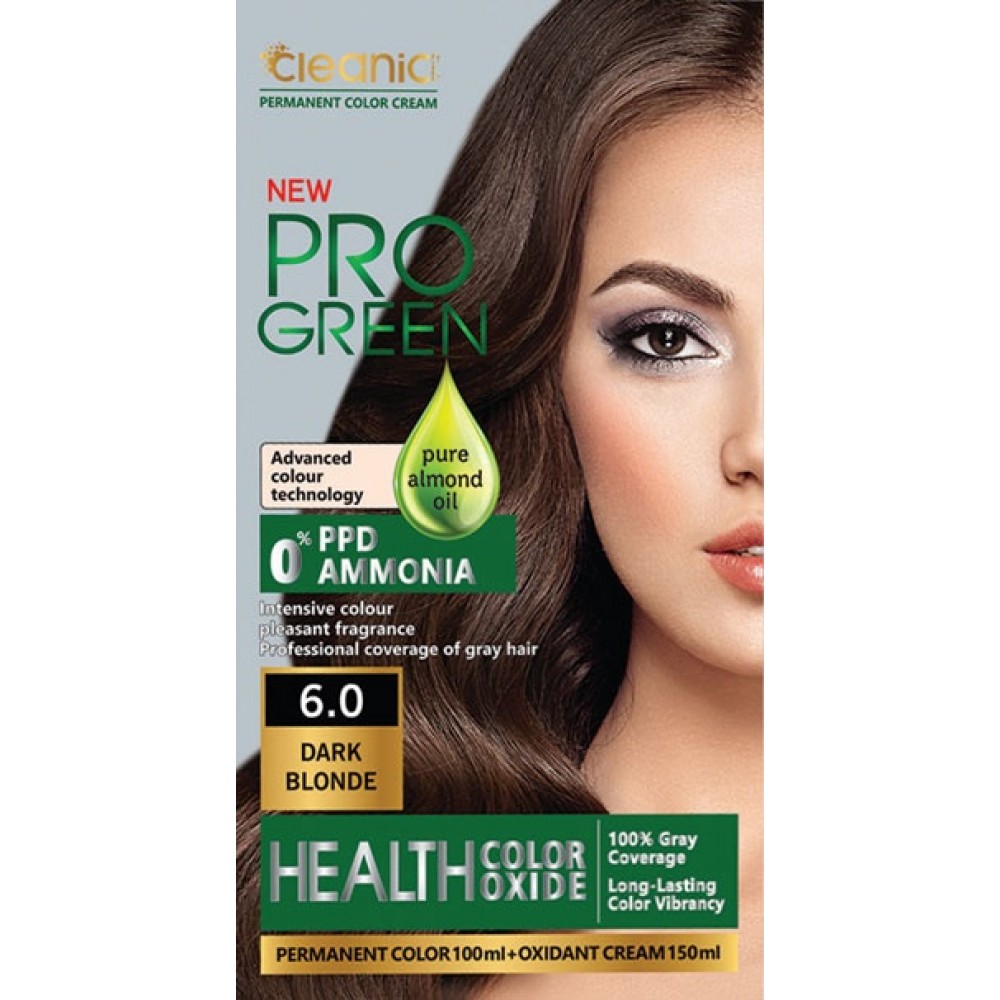 N 6.0 کیت رنگ موی بدون آمونیاک کلینیک کیندی Cleanic