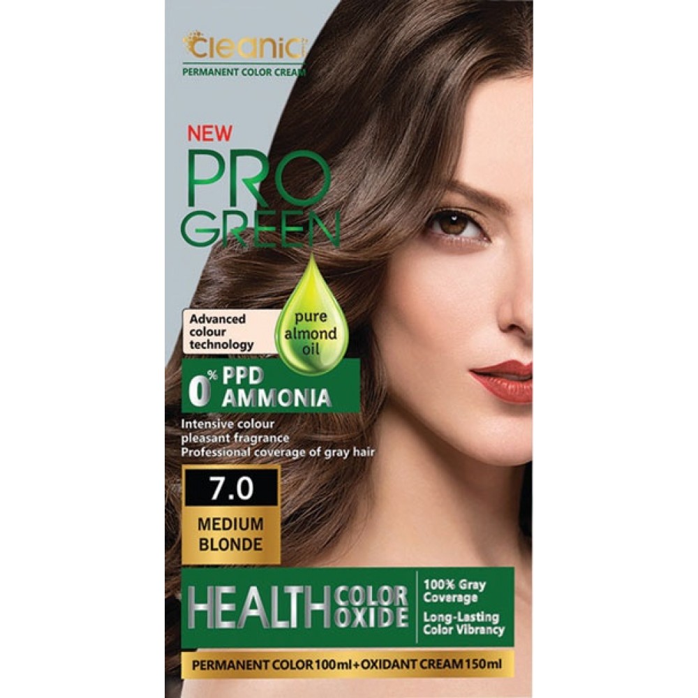 N 7.0 کیت رنگ موی بدون آمونیاک کلینیک کیندی Cleanic
