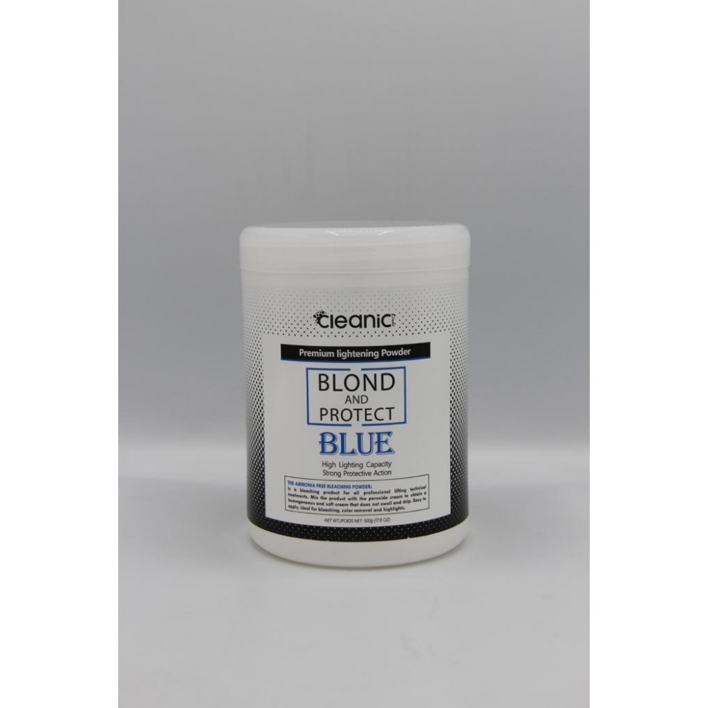 پودر دکلره بدون آمونیاک آبی کلینیک کیندی 500 گرمی  Cleanic