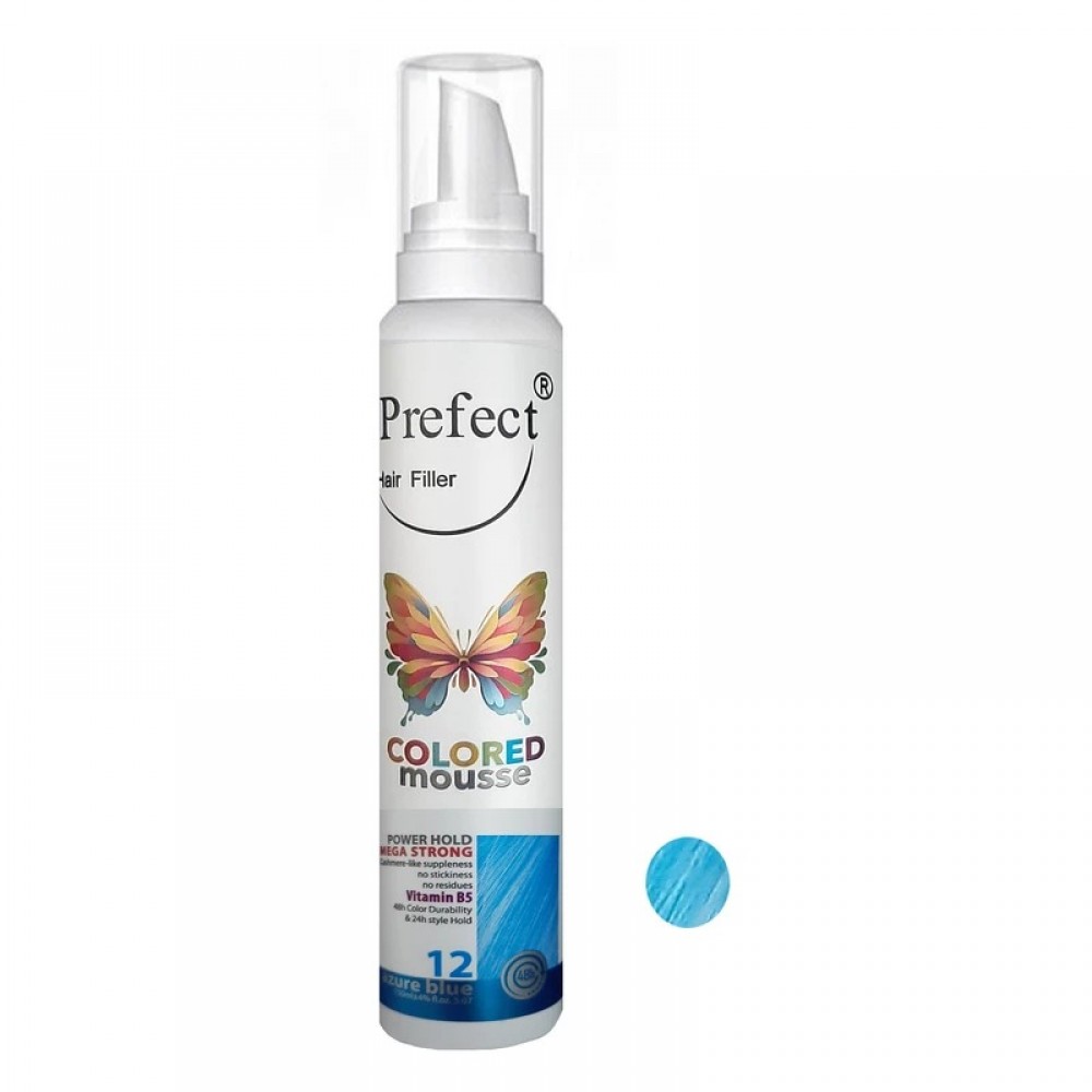 موس موی رنگی پرفکت 150 میل Azure Blue 12