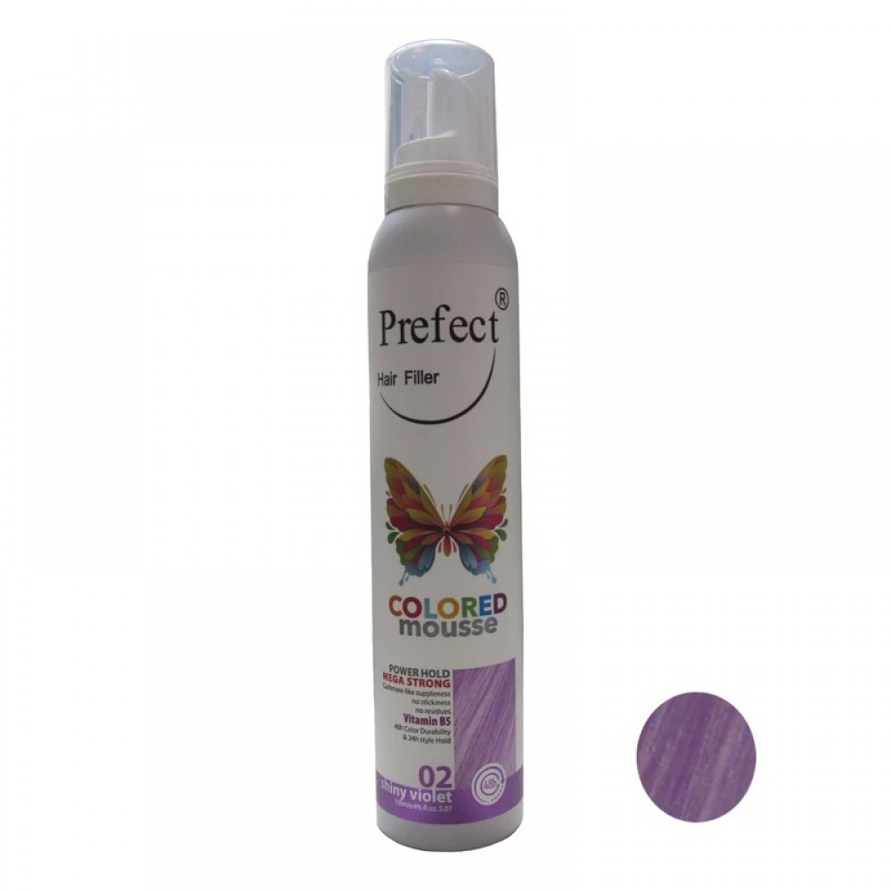 موس موی رنگی پرفکت 150 میل Shiny Violet 02