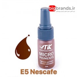 تیک رنگ میکرو پیگمنت قهوه ای نسکافه E5 تیک رنگ میکرو پیگمنت قهوه ای نسکافه E5