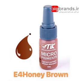 تیک رنگ میکرو پیگمنت قهوه ای عسلی E4 تیک رنگ میکرو پیگمنت قهوه ای عسلی E4