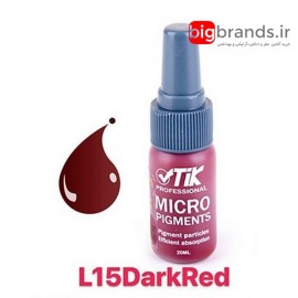 تیک رنگ میکرو پیگمنت قرمز تیره L15 تیک رنگ میکرو پیگمنت قرمز تیره L15