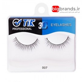 مژه تیک 3D جفتی الیاف طبیعی 007 مژه تیک 3D جفتی الیاف طبیعی 007