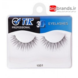 مژه تیک 3D جفتی الیاف طبیعی 1001 مژه تیک 3D جفتی الیاف طبیعی 1001