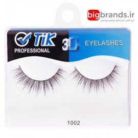 مژه تیک 3D جفتی الیاف طبیعی 1002