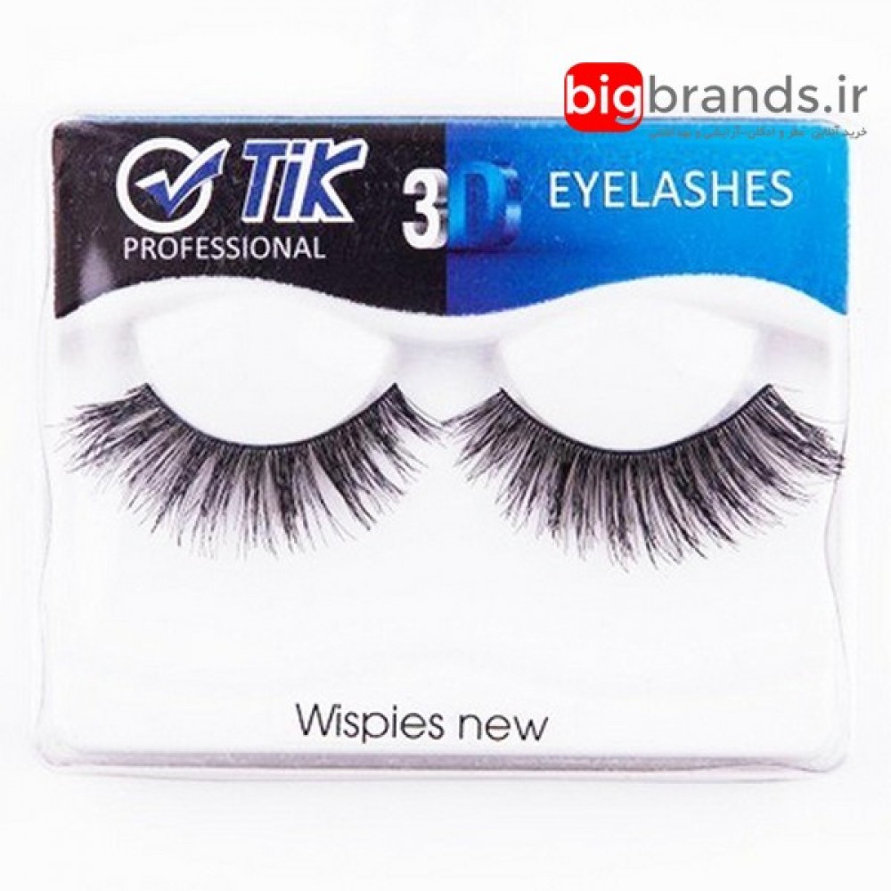 مژه تیک 3D جفتی الیاف طبیعی WISPISE NEW