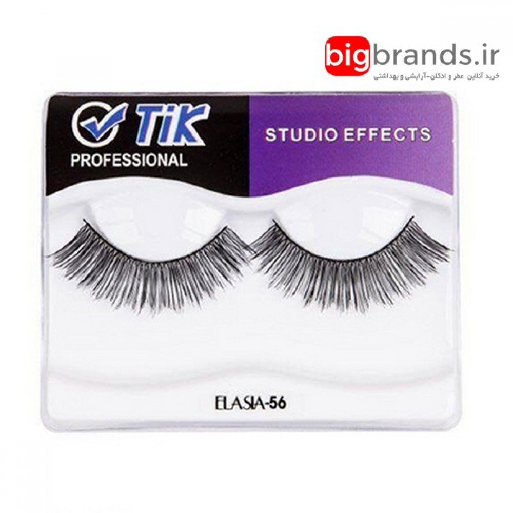 مژه تیک جفتی استودیو افکت عروس الیاف طبیعی 56